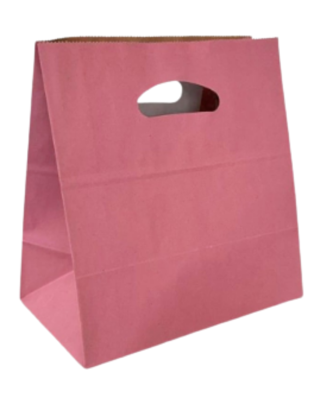 300 Sacola Kraft Boca De Palhaço M22 Rosa 21x11,5x22