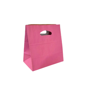 300 Sacolas Kraft Alça Vazada Gg (30x20x31) - Pudim E Bolo