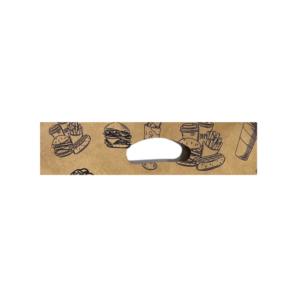 300 Sacolas Kraft Estam (26cm De Altura) - Melhor Do Bairro
