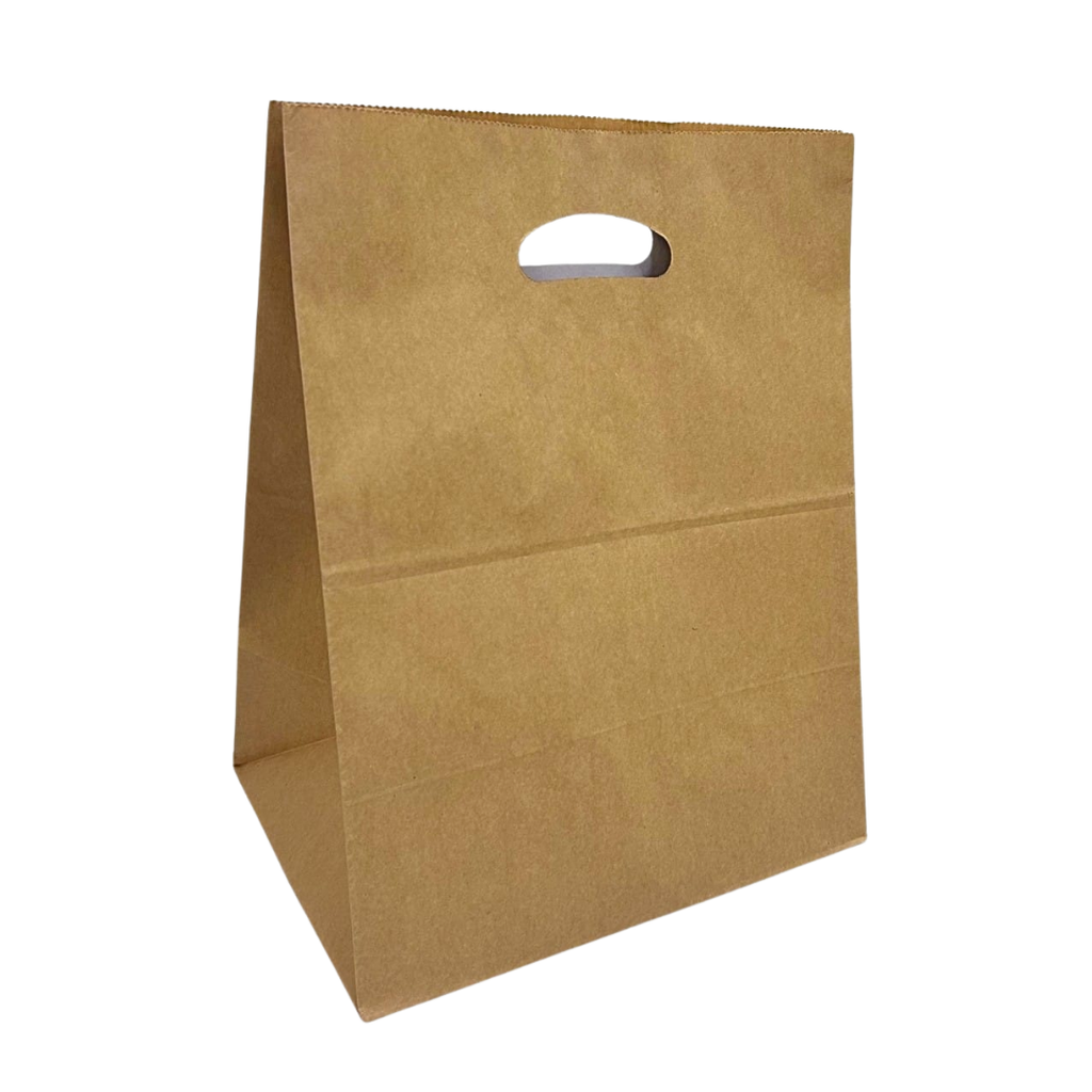 300 Saco De Papel Kraft Sos Bigpel 38x30x20 Cm